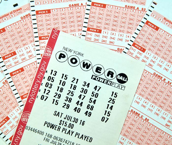 Билет лотереи powerball