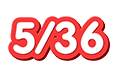 Логотип Казахстанской лотереи 5/36